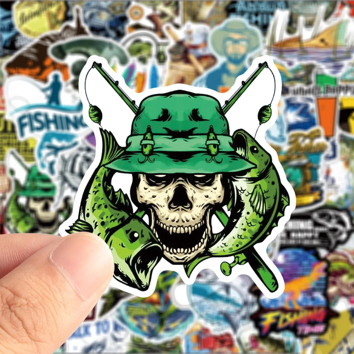 50 шт. водонепроницаемые виниловые наклейки для скейтборда ноутбука чемодана