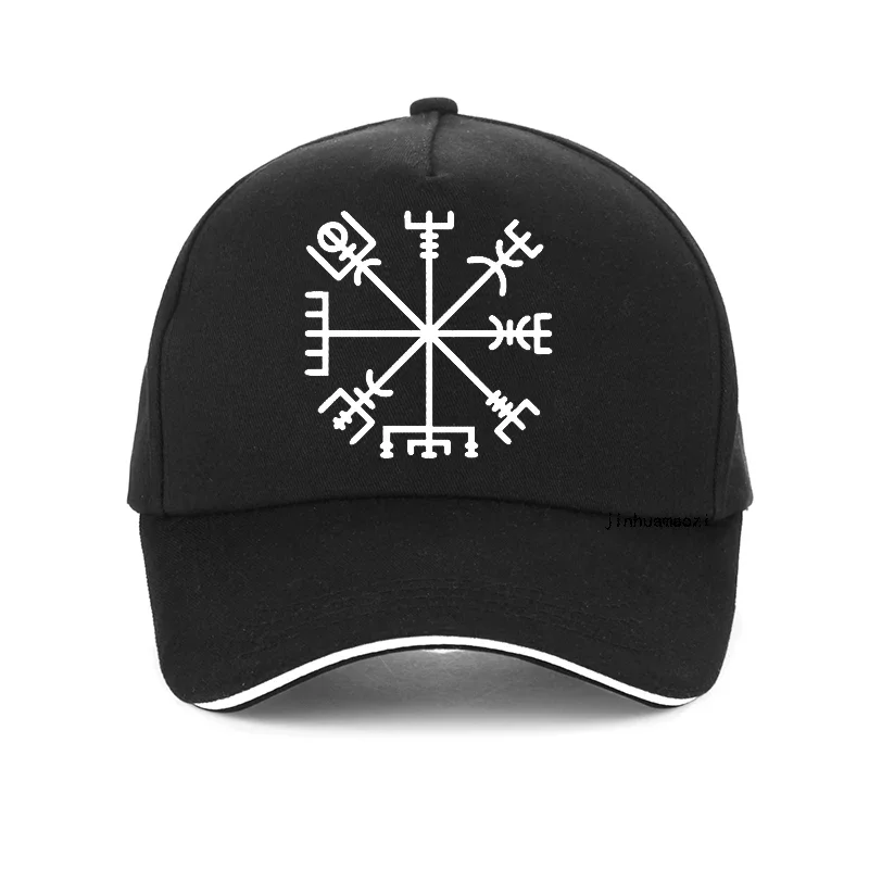 

Fashion Brand Vegvisir Futhark Runes Navigator Vegvisir Viking Compass Baseball Cap Men Women Adjustable Hip-Hop Snapback Hats