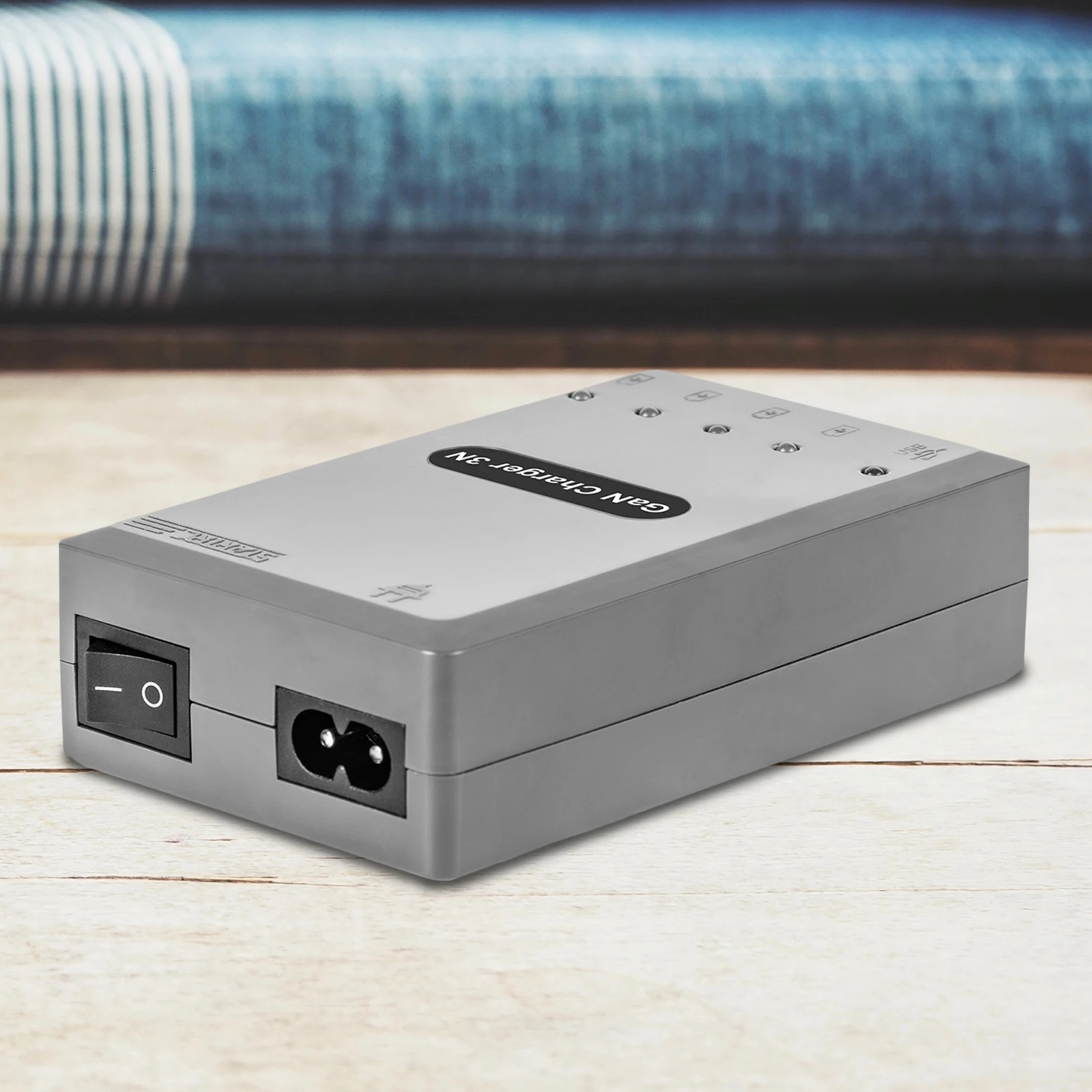 

Зарядное устройство из нитрида галлия, 120 Вт, с постоянным напряжением от 1 до 4 контроллеров, зарядный концентратор для аккумулятора, аксесс...