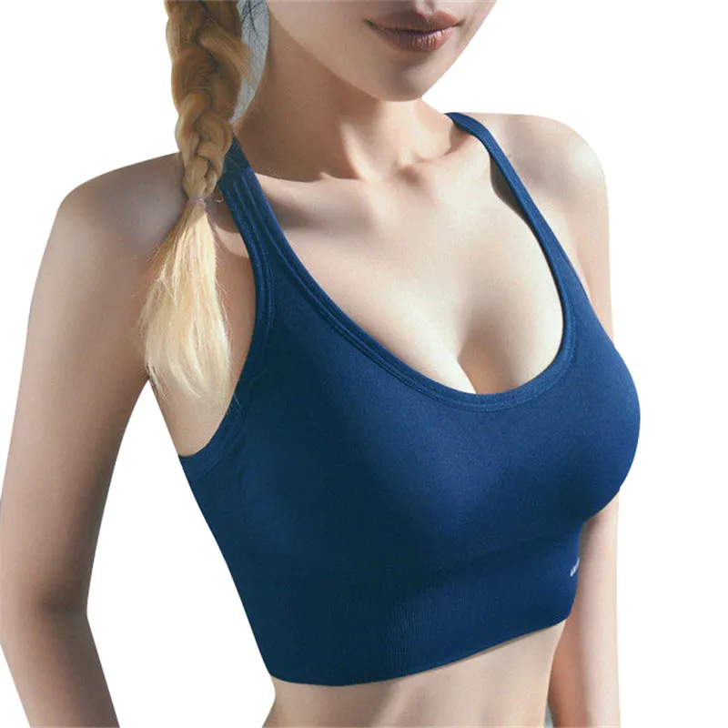 

Женский спортивный бюстгальтер, Женский лифчик для фитнеса, полый дышащий Топ, сексуальный бюстгальтер для бега, йоги, спортивная одежда, пу...