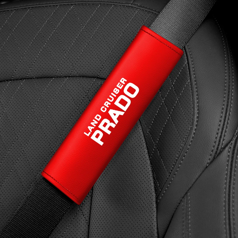 

1 шт., кожаный чехол для автомобильного ремня безопасности Land Cruiser Prado 120 Fj150