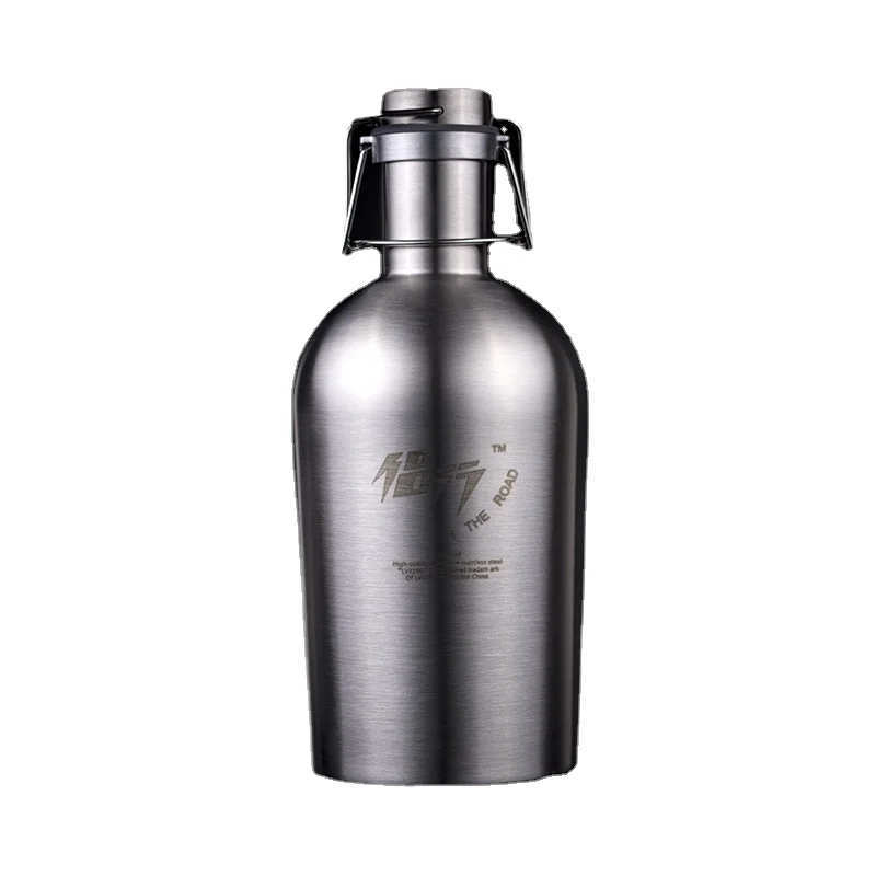 

Portable Large Hip Flasks Alcohol Bottle Stainless Steel Household Hip Flasks 64oz Kettle Liquor Wisky Bebida Outdoor Camping