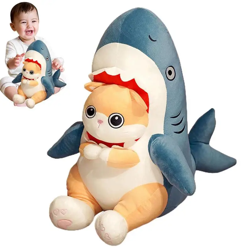 

Акула, плюшевая игрушка, Акула, кошка/собака, животные, мягкая плюшевая кукла, плюшевая Акула, игрушки, искусственная Милая комната, украшени...