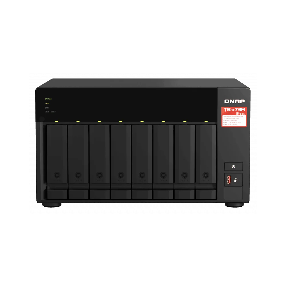 QNAP-TS-873A 8G CN Memory for Cloud Storage,NFC Network Storage Device, diskless nas, Nas Server, 2 years warranty