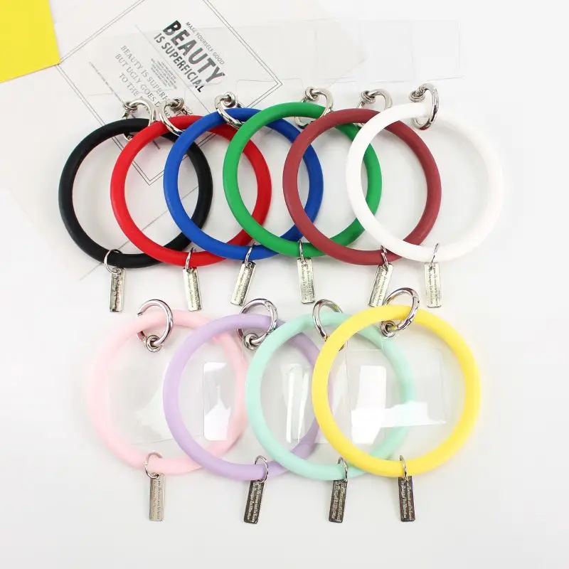 

2023 New Mobile Phone Ring Strap Smartphone Accessories Silicone Lanyard with Card for IPhone 11 12 Max Pro Samsung Xiaomi Cases