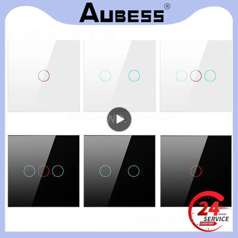 

Wifi Smart Touch Switch Support Type 86 Smart Light Switch Wifi Switch For Alexa And Google Home No Neutral Wire Required