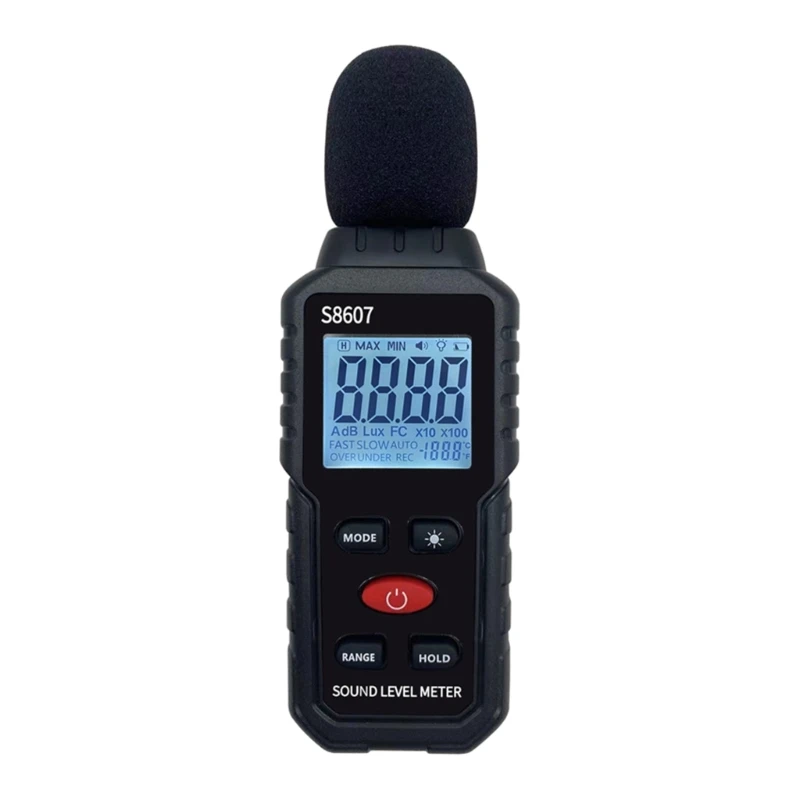 

Цифровой измеритель уровня звука, шумомер, звуковой детектор, Гибкий Монитор 30-130 дБ, звукоизмерительный прибор, сигнал тревоги, децибел