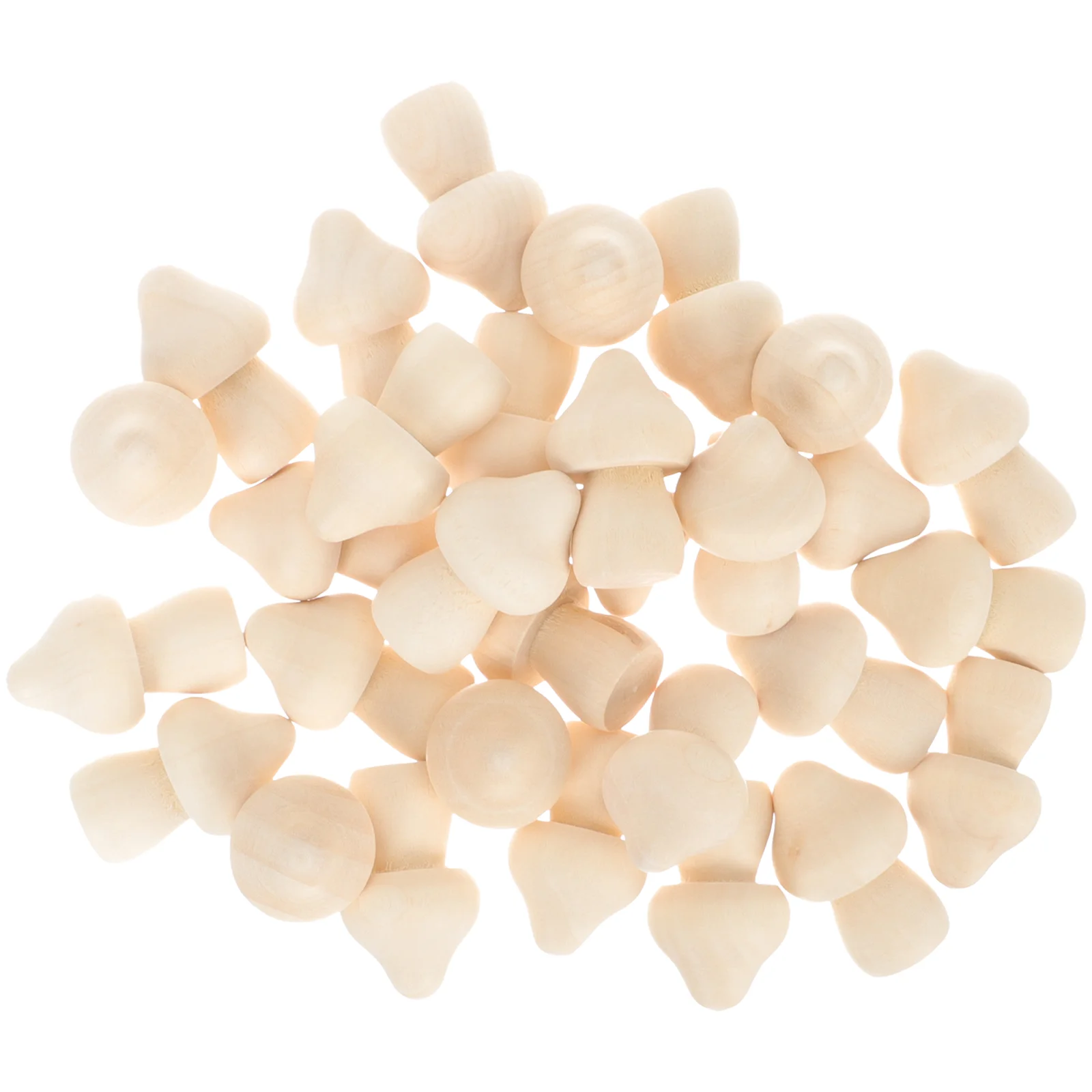 

Mushroom Wood Mushrooms Wooden Crafts Unfinished Mini Blank Diy Decor Peg Pieces Shapes Unpainted Painting Craft Figures