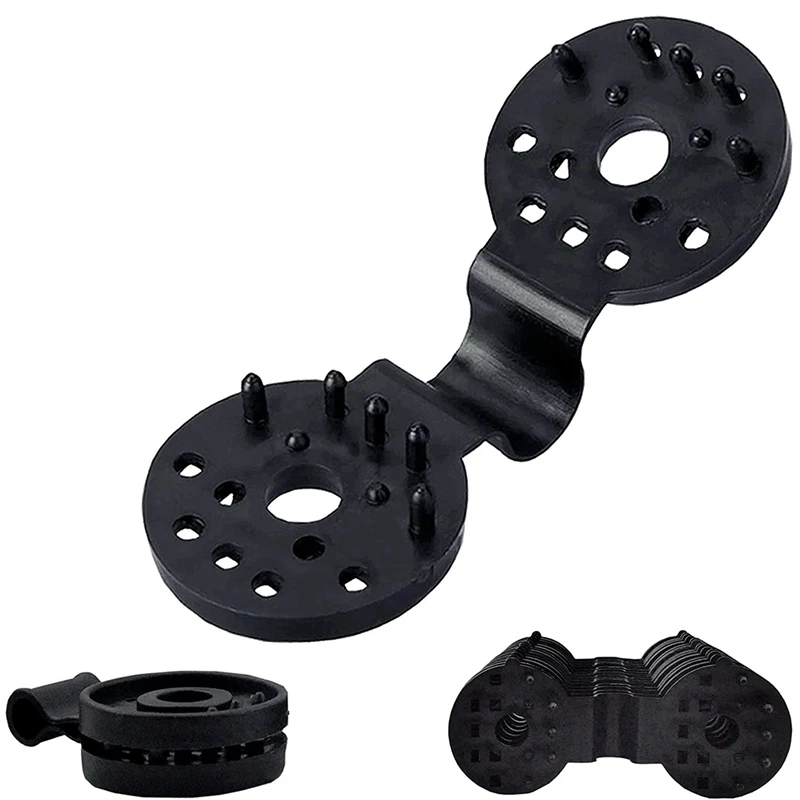 

100 шт. специальных зажимов с перфорацией, используйте d для экранов забора, солнцезащитных сеток, тканей, многофункциональных и простых в исп...