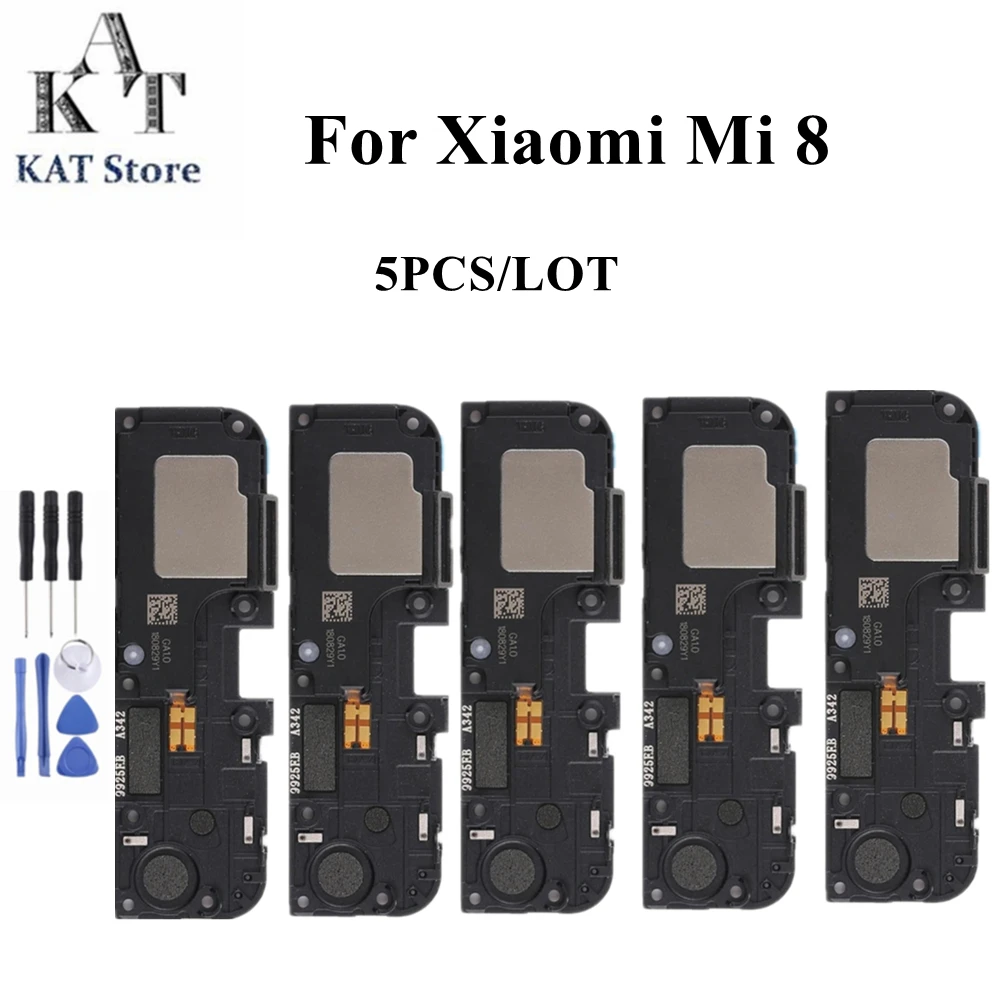

KAT 5PCS/LOT Loud Speaker For Xiaomi Mi Mi 8 Buzzer Ringer Loudspeaker Replacement Parts