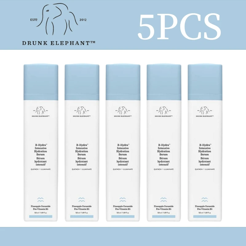 

5PCS Drunk Elephant B-Hydra Intensive Hydration Serum Oil Control Moisturizing Brightens Tone Repairing the Skin Barrier 50ml