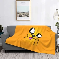 3d printed mikecrack compadretes pattern blanket warm fleece soft flannel dog cute blanket bedding sofa travel spring and autumn