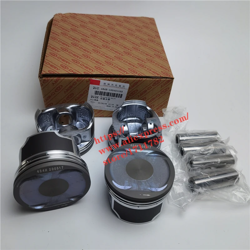 

4pcs/set Engine Piston For Chery Tiggo 5/Grand Tiggo Tiggo 7 Arrizo M7 2.0L 484H-1004015AB