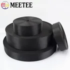 Meetee 5 метров 2025323850 мм нейлоновая Черная Тесьма с узором елочка рюкзак сделай сам ремень для ремня безопасности Швейные аксессуары