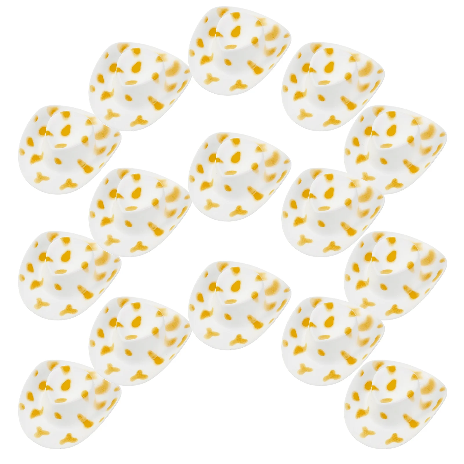 

20 Pcs Hats Mini Craft Miniature DIY Mall Decorate Dolls Decorative Tiny
