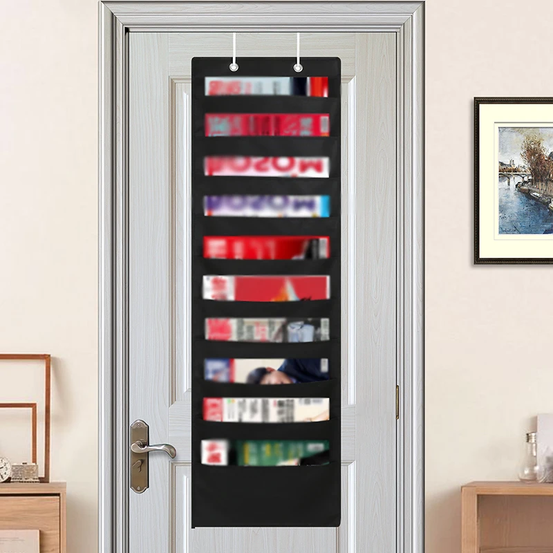 

Document Hanging Storage Bag Oxford Cloth Storage Pocket Chart Hanging File Folding Holder Cascading Fabric Organizer For Office