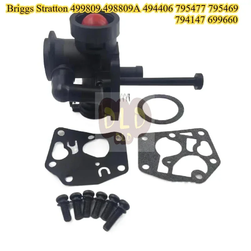 Фото Карбюратор для газонокосилок Briggs & Stratton 499809, 498809A, 494406, 795477, 795469, 794147, 699660, комплект карбюратора №1