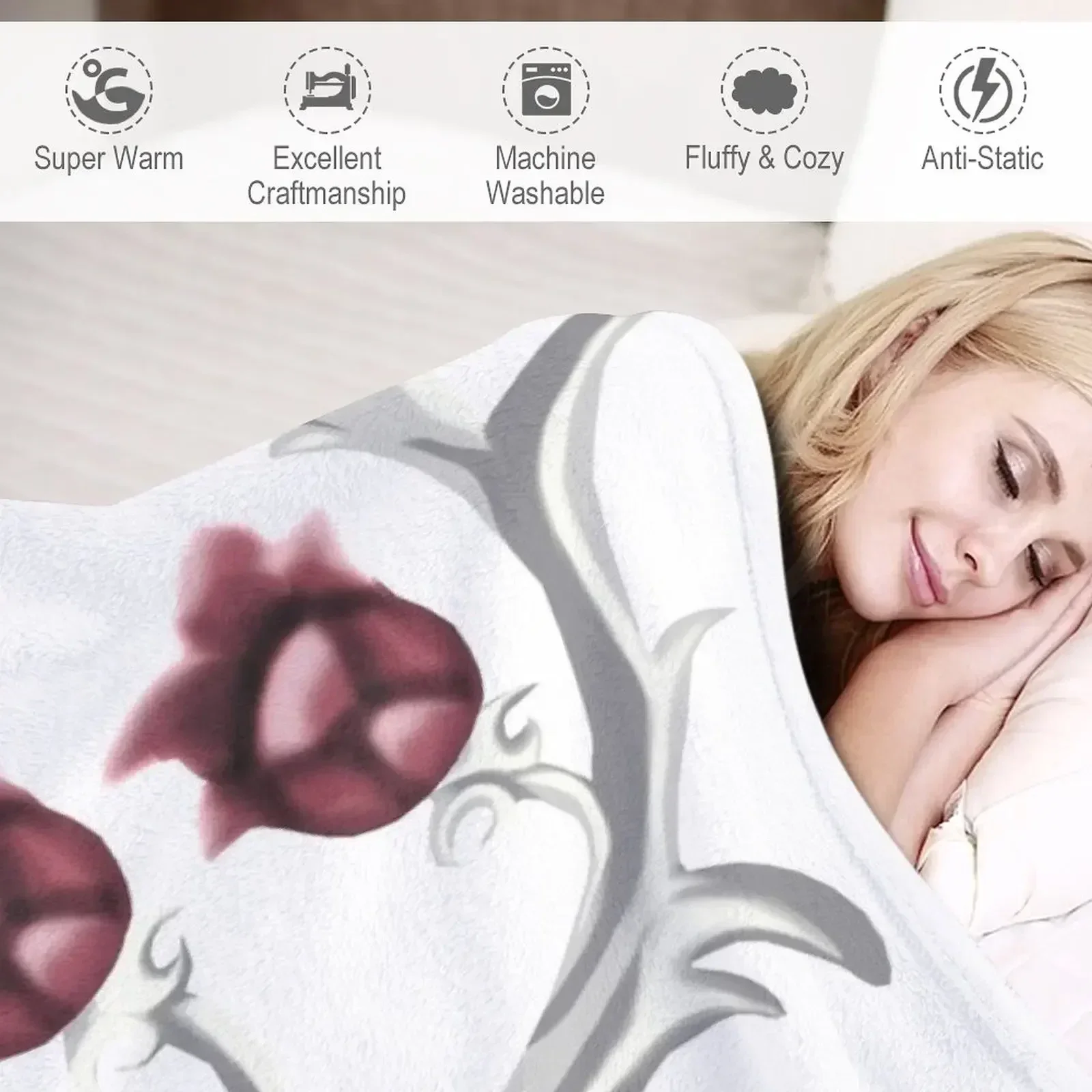 White Mage - FFXIV Плед Хэллоуин Пляж Beautifuls Роскошные дизайнерские одеяла