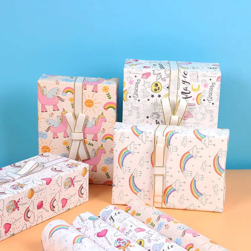 Birthday Baby Show Kids Birthday Gift Wrapping Paper Scrapbooking Paper