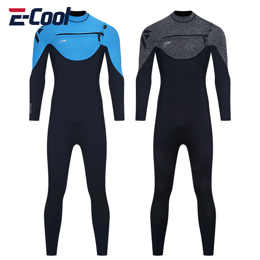 Men Neoprene Wetsuit 3MM Surf Scuba Diving Suit Equipment Underwater Fishing Spearfishing Kitesurf Swimwear Wet Suit Equipment