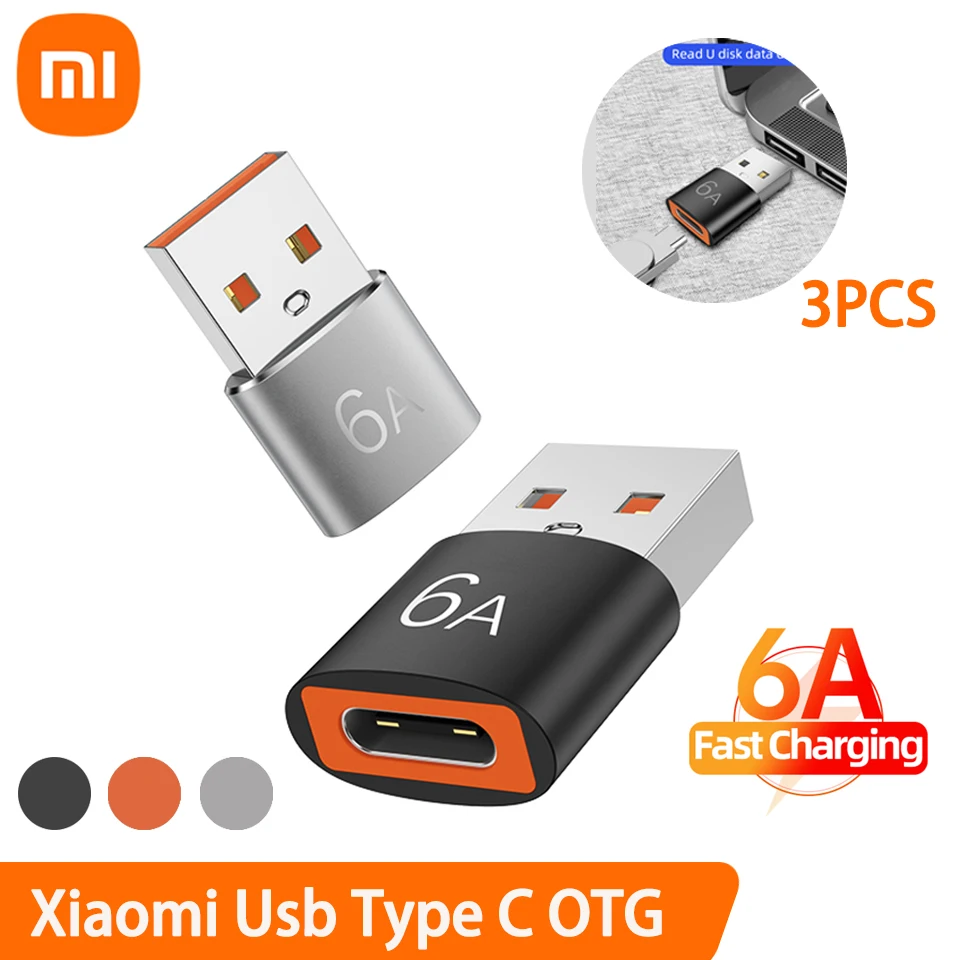 Адаптер Otg с портом Usb Type-C на 6 А |