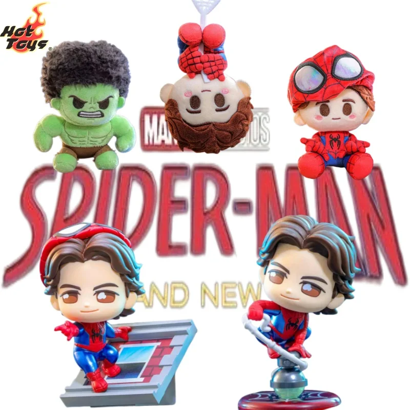 Фото Новинка Hot Toys: Брелок-фигурка Cosbi Marvel Spider-Man из серии New Day, коллекционная фигурка в слепой коробке, подарок №1
