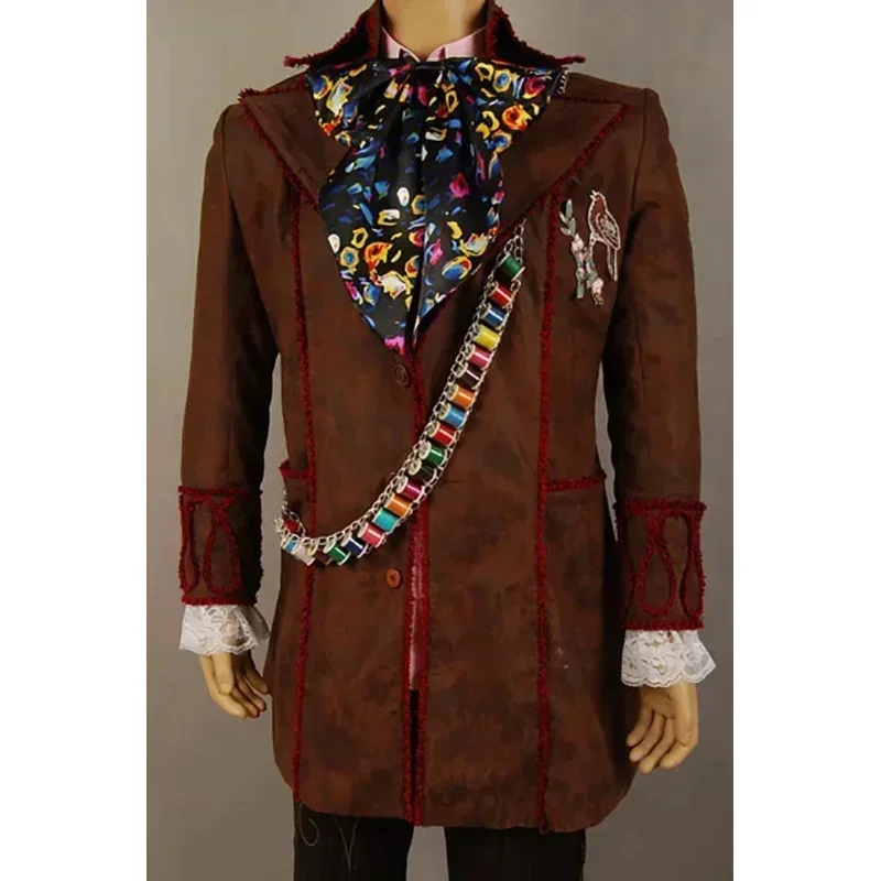 Алиса Косплей Джонни Депп в роли Безумный Шляпник Экипировка Куртка Брюки