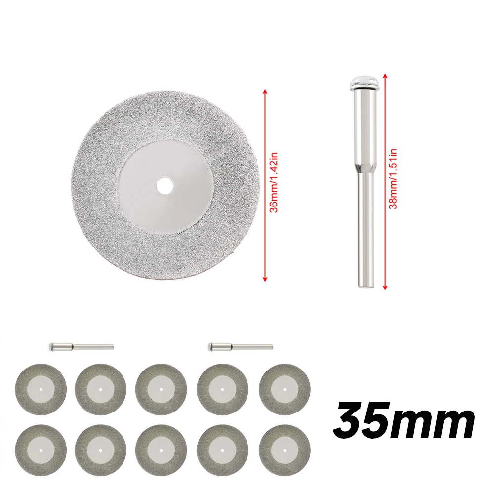 

Алмазные режущие диски ChgImposs, набор из 10 шт., 20/22/25/30/35/50 мм