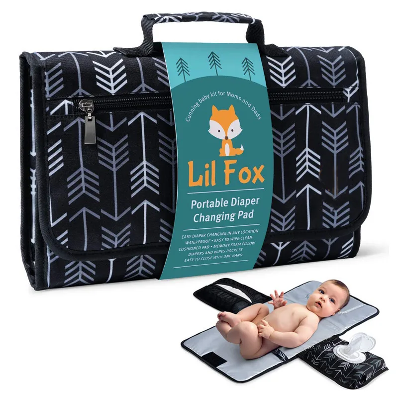 3 in 1 Waterproof Changing Pad Diaper Travel Multifunction Portable Baby Diaper Cover Mat Clean Hand Folding Diaper Bag