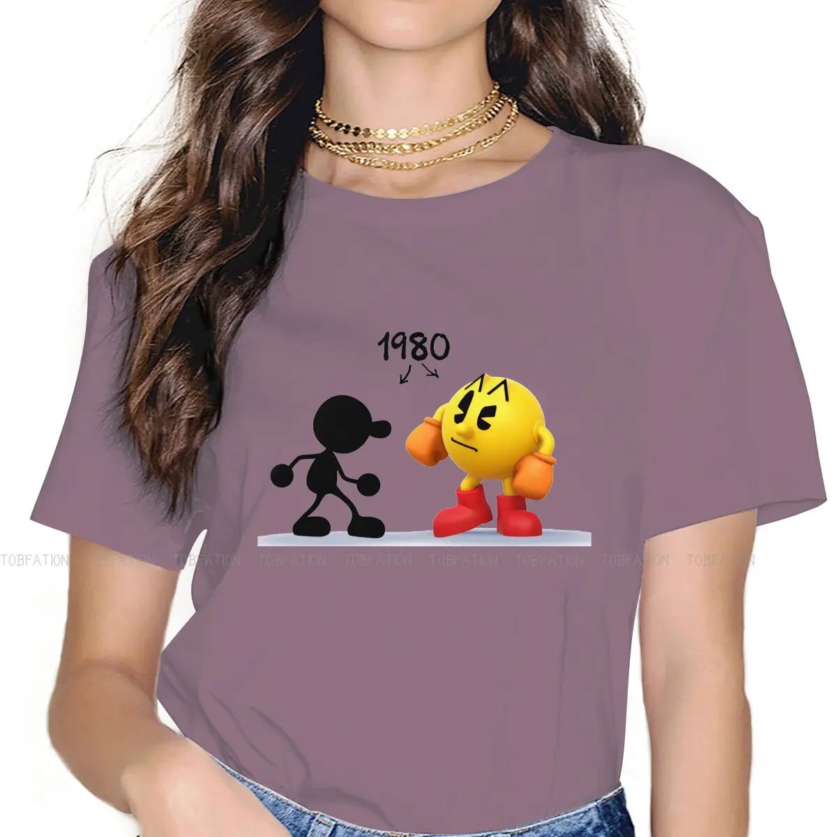 

Mr Game Role Black 4XL TShirts Official Print Woman's T Shirt New Trend Tops