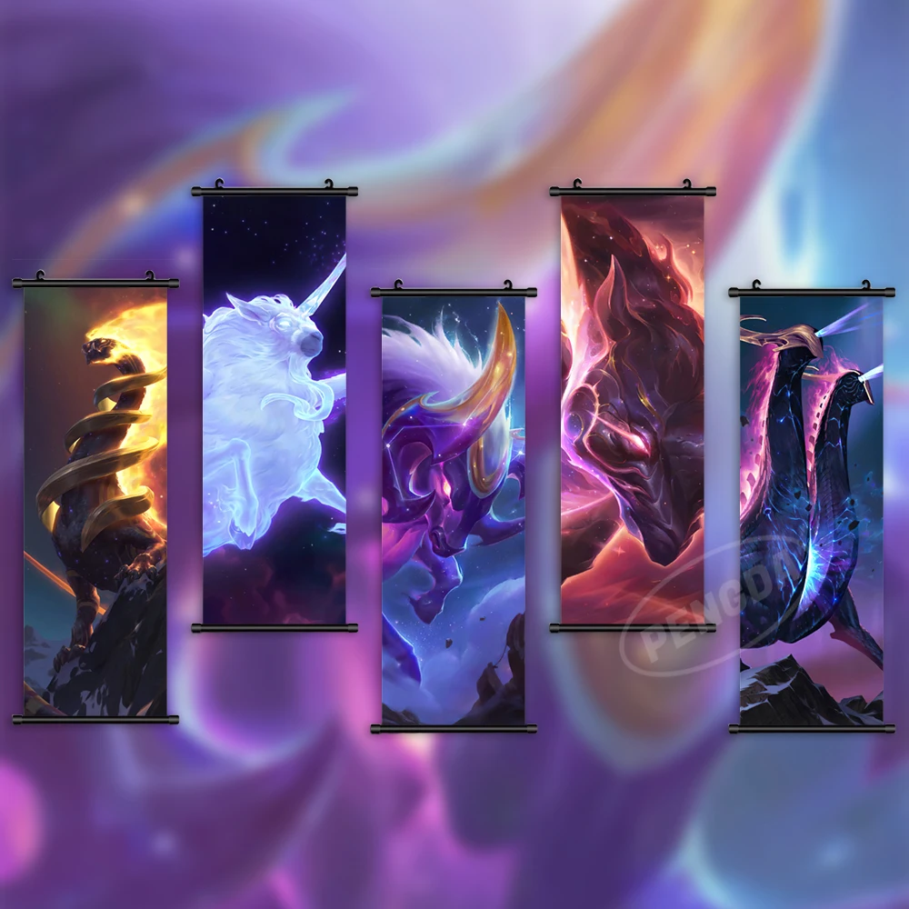 

Home Decoration League Of Legends Wall Art Xerath Painting Hanging Scrolls Traveler Canvas Game Print Runeterra Picture Poster