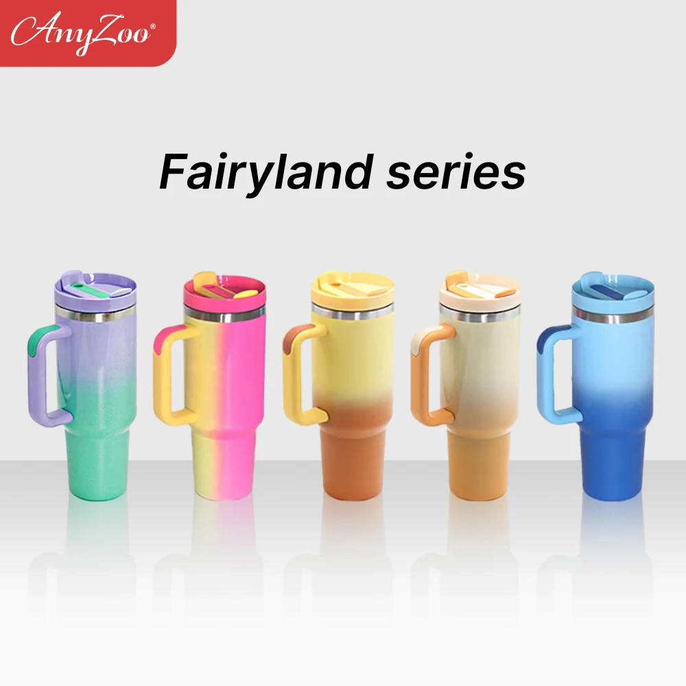 Термокружка с ручкой 40 унций 1200 мл