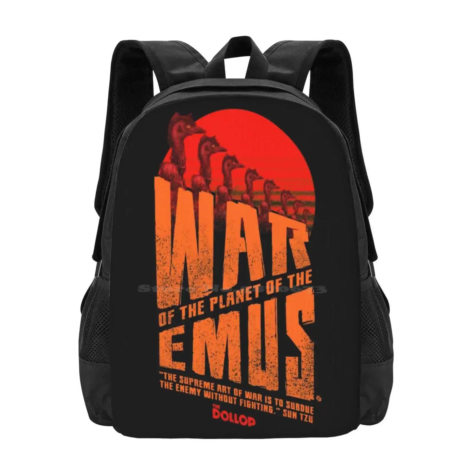 

Подростковый студенческий рюкзак The Dollop-War, дизайнерские сумки с рисунком, доллоп Дэйв, Энтони, Гарет Рейнольдс, война, Джеймс фостик