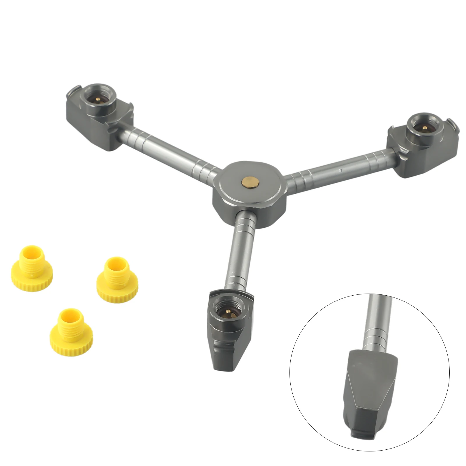 Аксессуары для кемпинга Адаптер плиты Переходная головка Серебристый цвет 7/16-28