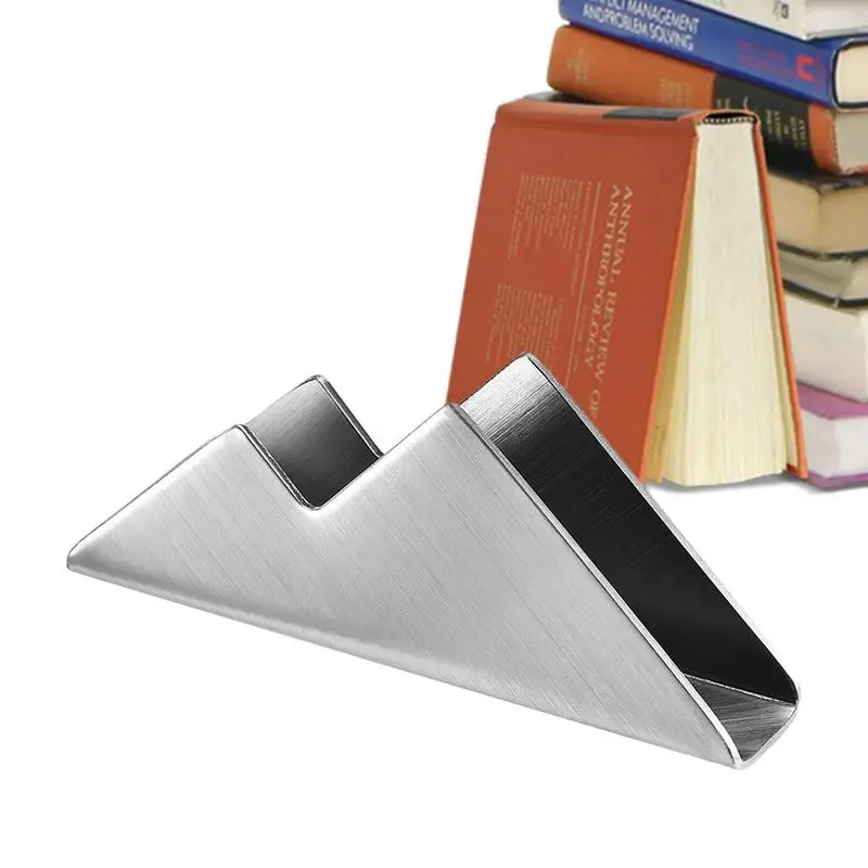 

Napkin Stand For Table Vertical Dispenser For Dining Tissues Stainless Steel Tabletop Postcard Holder For Home Kitchen Hotel