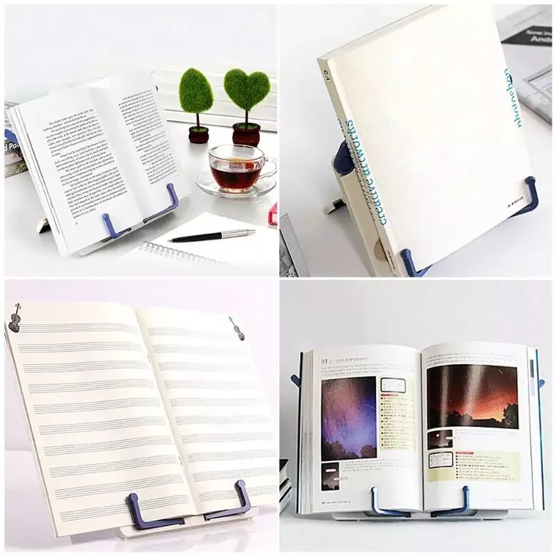 

Portable Reading Stand Books Document Recipe Shelf Folding Cookbook Holder Organizer Rest Rack Office Music Tablet Bookend