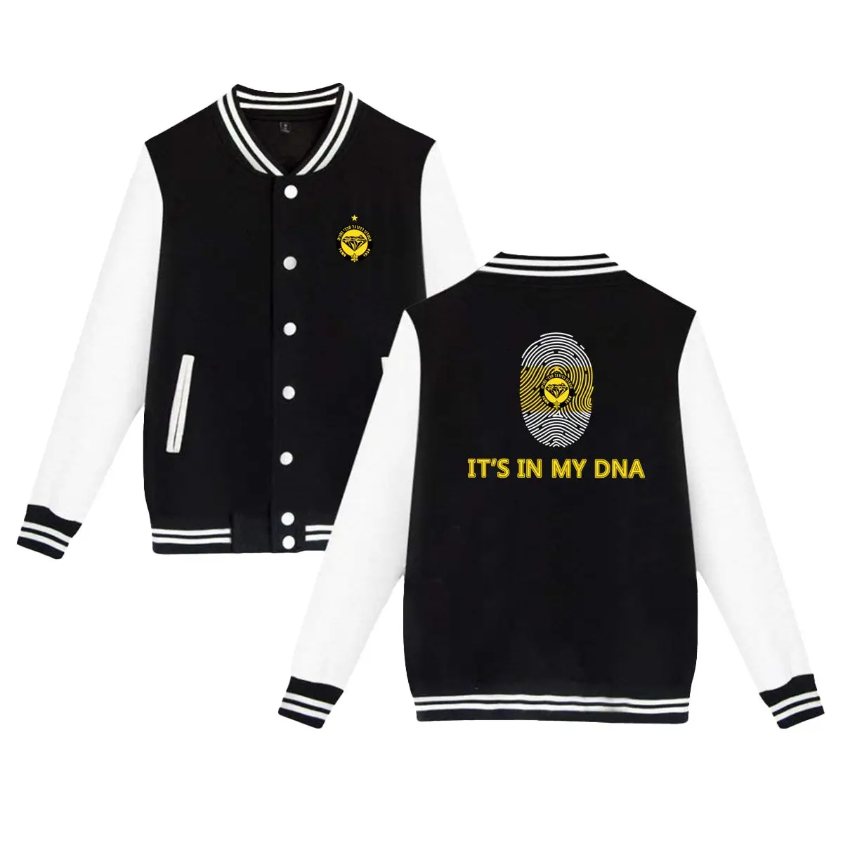 

Israel Maccabi Netanya Fc Plus Fleece Unisex Slim Fit Varsity Baseball Jacket Sport Shirt Coat Active Outwear