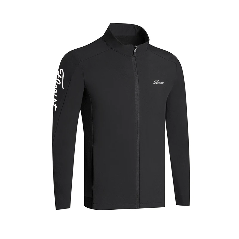 

2021 Спортивная одежда для гольфа, ветровка, мужская летняя и осенняя уличная дышащая куртка с длинным рукавом для бега, повседневное пальто