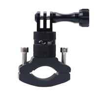bicycle camera handlebar clip holder aluminum alloy mtb mountain bike handlebar clip stand 360 rotating for gopro hero 76543