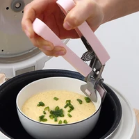 stainless steel antiskid bowl lifter kitchen utensils small tools plate bowl lifter anti scalding clip bowl taking clip