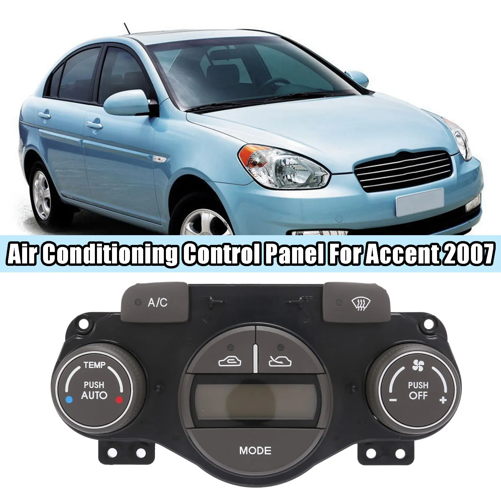 

Car AC Heater Blower Motor Switch Air Conditioning Control Panel for HYUNDAI Accent 2007 972501E201