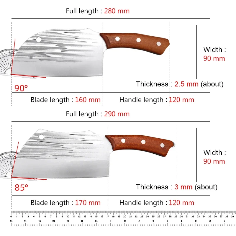 Нож ручной работы из стали 5cr15 профессиональные кухонные ножи овощерезка острый