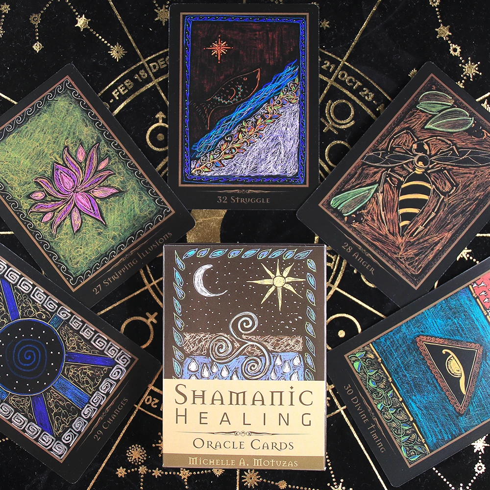 

Shamanic Healing Oracle Cards New High Quality Board Games For Fate Divination Party Entertainment Games