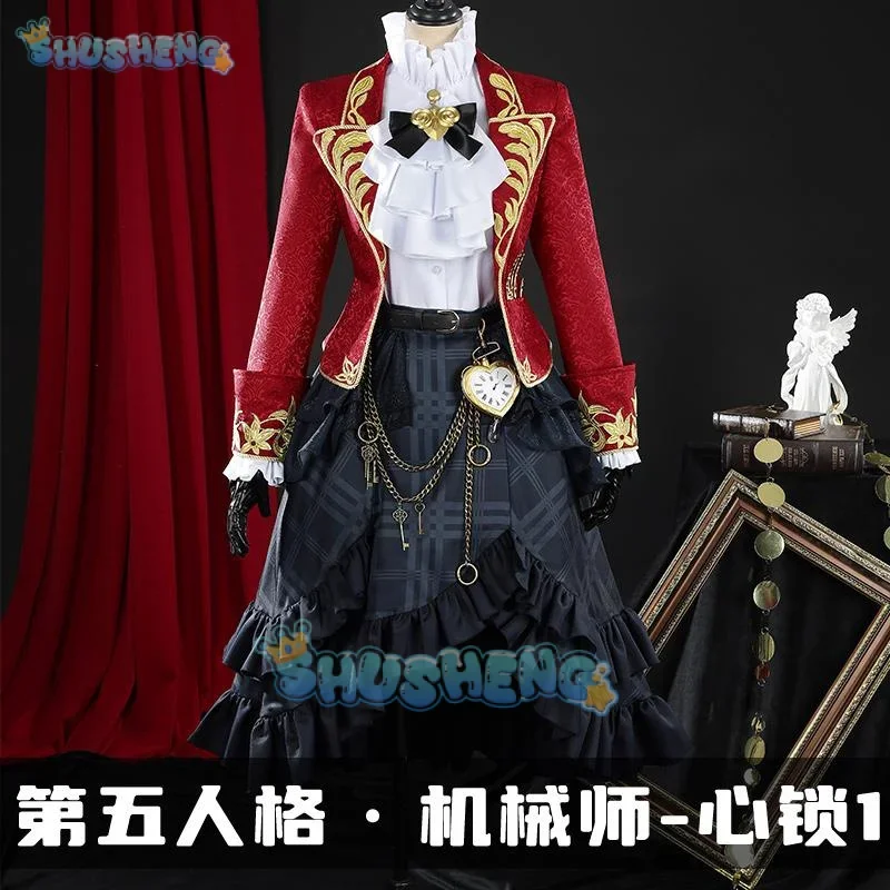 FC6Identity V Tracy Reznik Mechanic Косплей Костюм Heart Lock Униформа Хэллоуин Карнавал Вечеринка