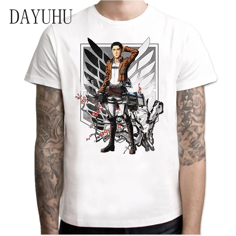 Женская футболка в стиле японского аниме атака на Титанов