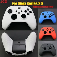 jcd 1pcs anti slip soft silicone protective case cover skins thumb grips caps for microsoft xbox series s x controller