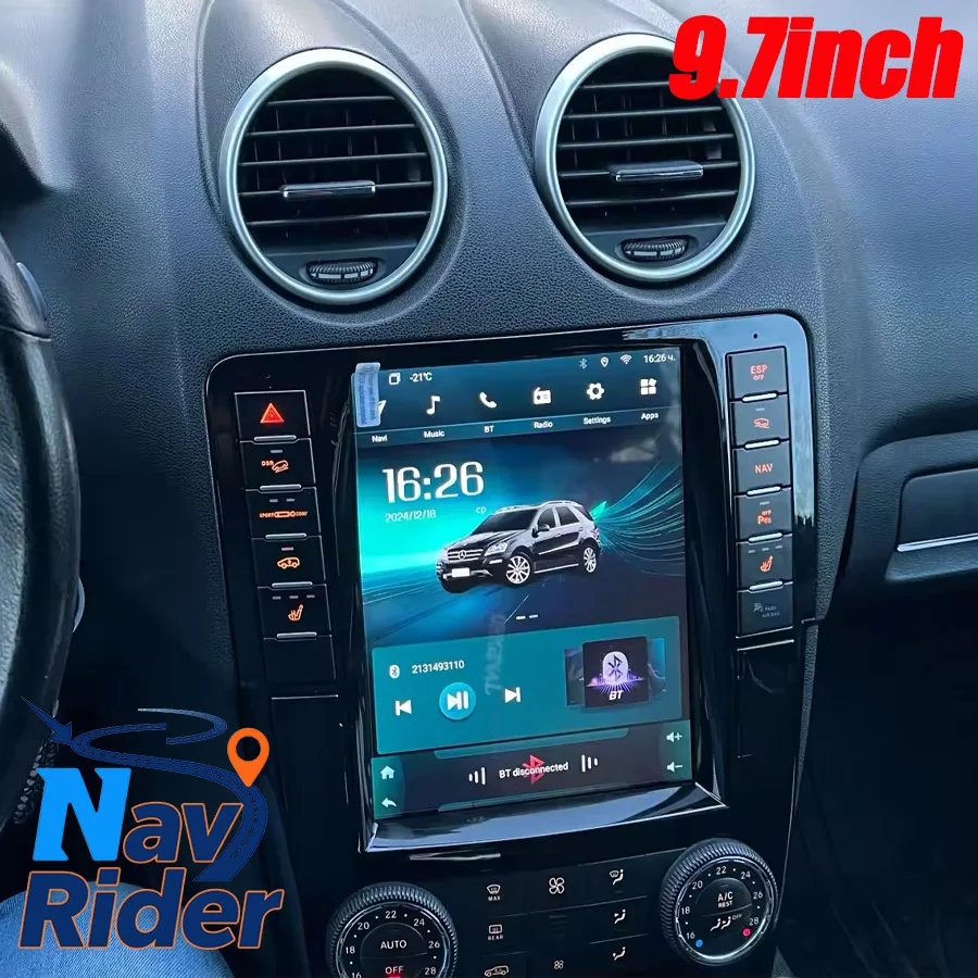 Фото 9,7-дюймовый мультимедийный плеер Android для Mercedes Benz ML W164 W300 ML350 ML450 ML500 GL X164 G320 GL350 GL450 GL500 Carplay Autoradio №1