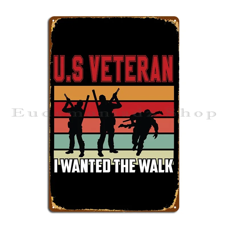 

Мне нужен металлический плакат с надписью «The Walk»