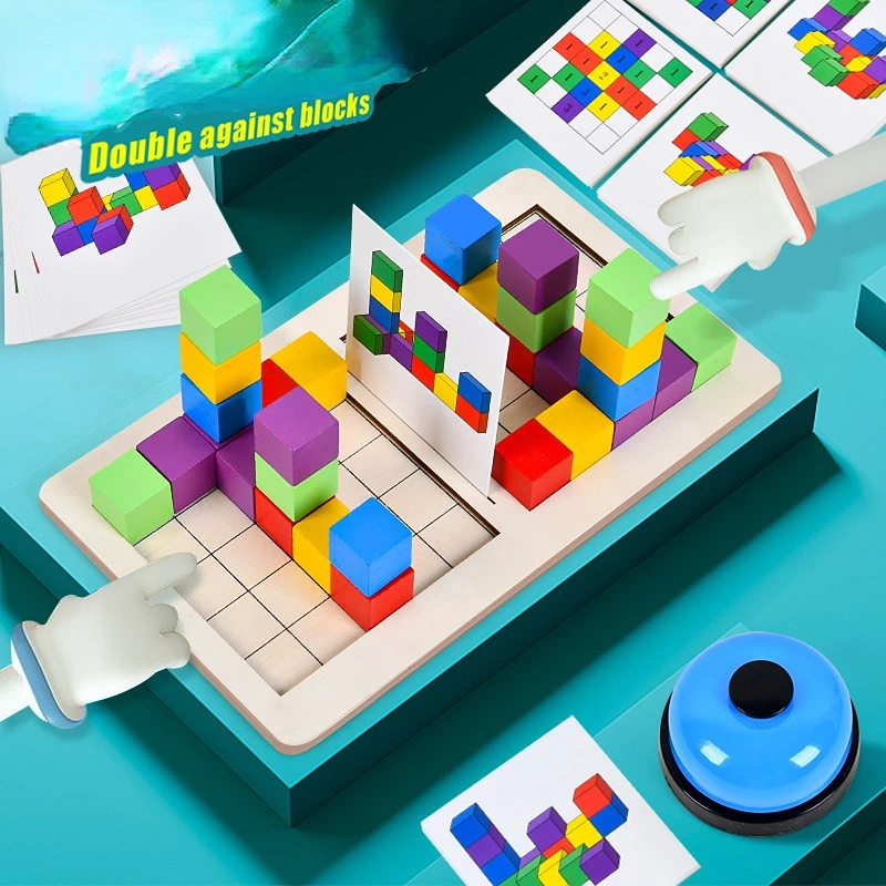

Parent-child Interactive Toys Double Battle Color Rubik's Cube Children's Desktop Mobile Puzzle Block Puzzle Early Education Toy