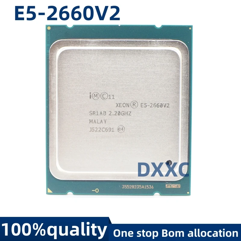 E5-2660V2 для Intel Xeon E5 2660V2 SR1AB CPU LGA 2011 процессор 10 ядер 2,20 ГГц 25M 95 Вт